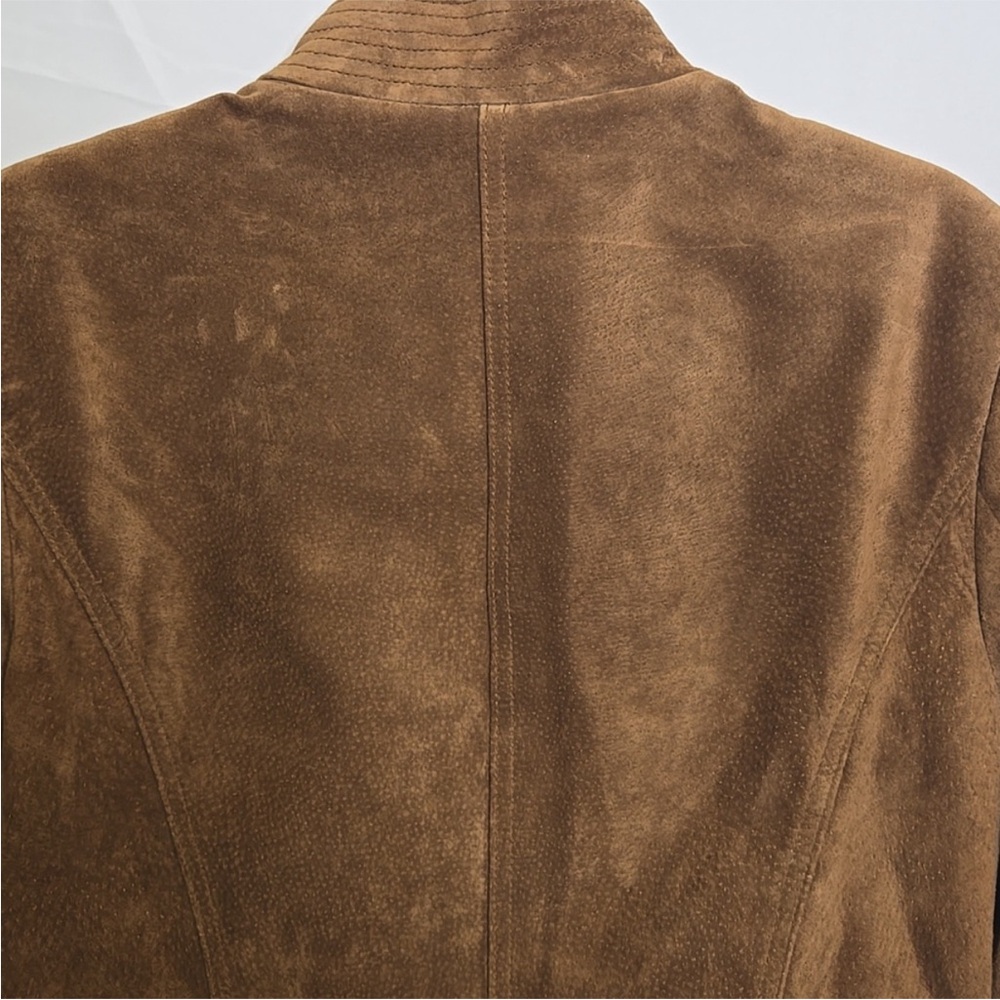 Valerie Stevens Tan Suede Jacket - Picture 3 of 4